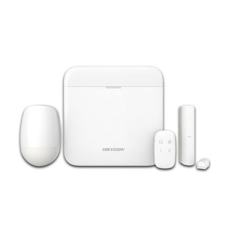 Kit Sistema de Alarma Inalámbrica Hikvision AxPro, Hasta 64 Zonas, Conexión LAN, Wi-Fi