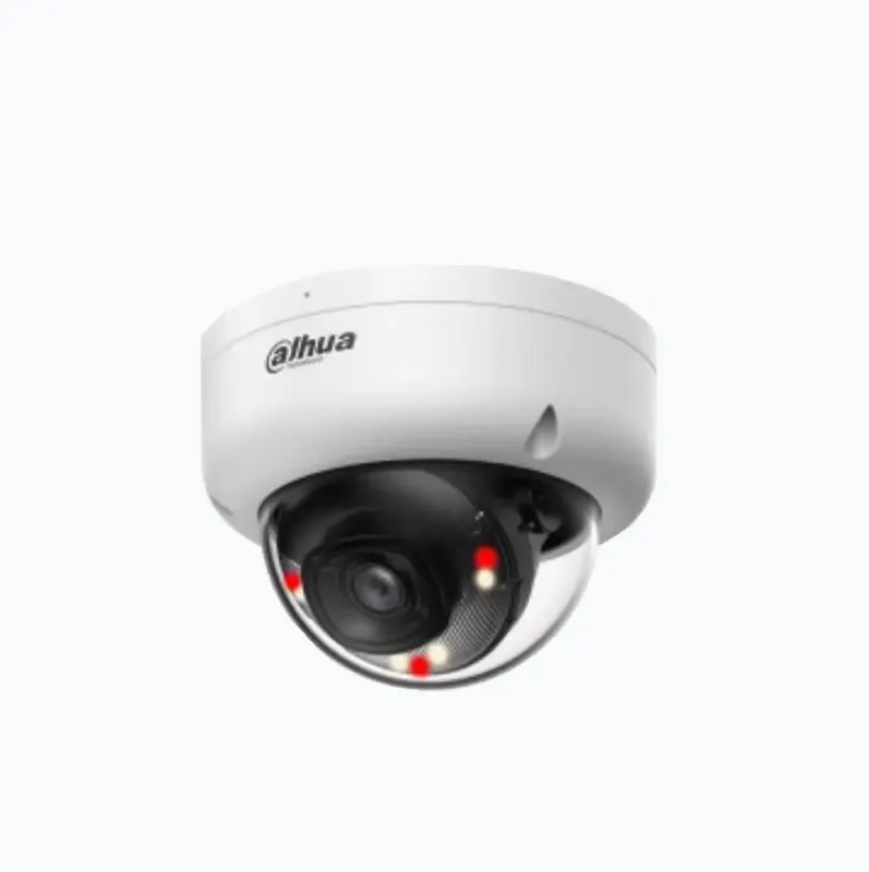 Dahua IP Dome Camera SDL, H.265 PoE 2.8mm, 4MP, IR 30m, LED 30m, Built-in Mic, IP67, Plastic Housing