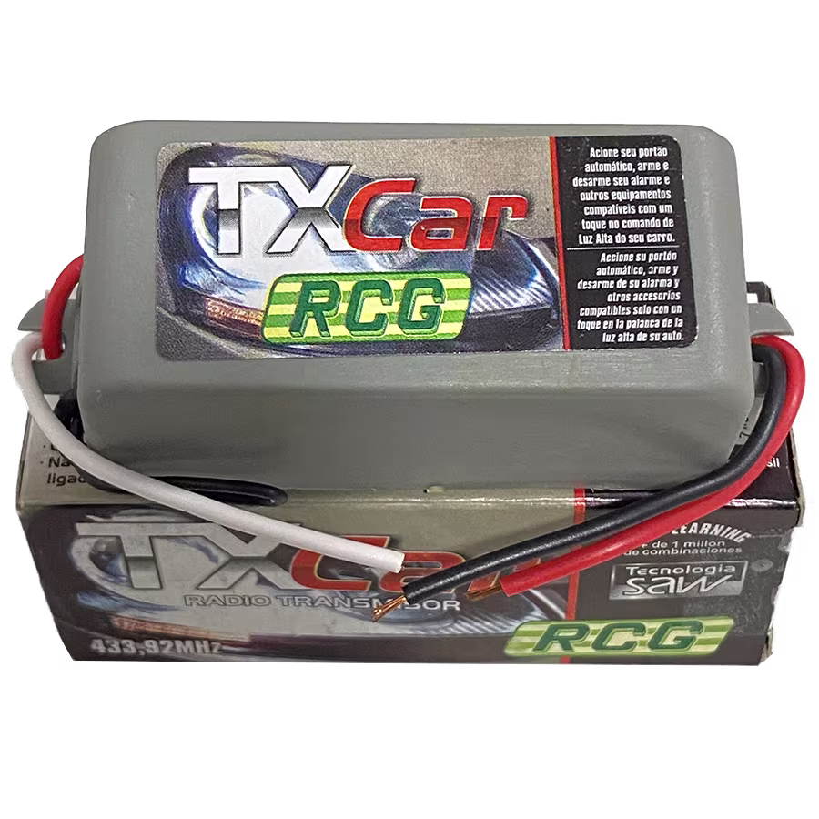 433.92MHz Wireless TX Transmitter for RCG Motor, Enables Remote Gate Opening/Closing up to 70m Depending on Installation Location