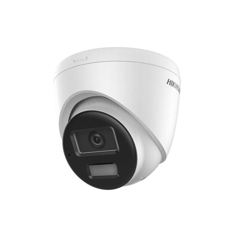 Hikvision IP Dome Camera, POE, 2.8mm Lens, 4MP, 3D DNR, IR 30m, Smart Hybrid Light, Two-Way Audio, Indoor/Outdoor, IP67, Up to 512GB Storage, Metal & Plastic
