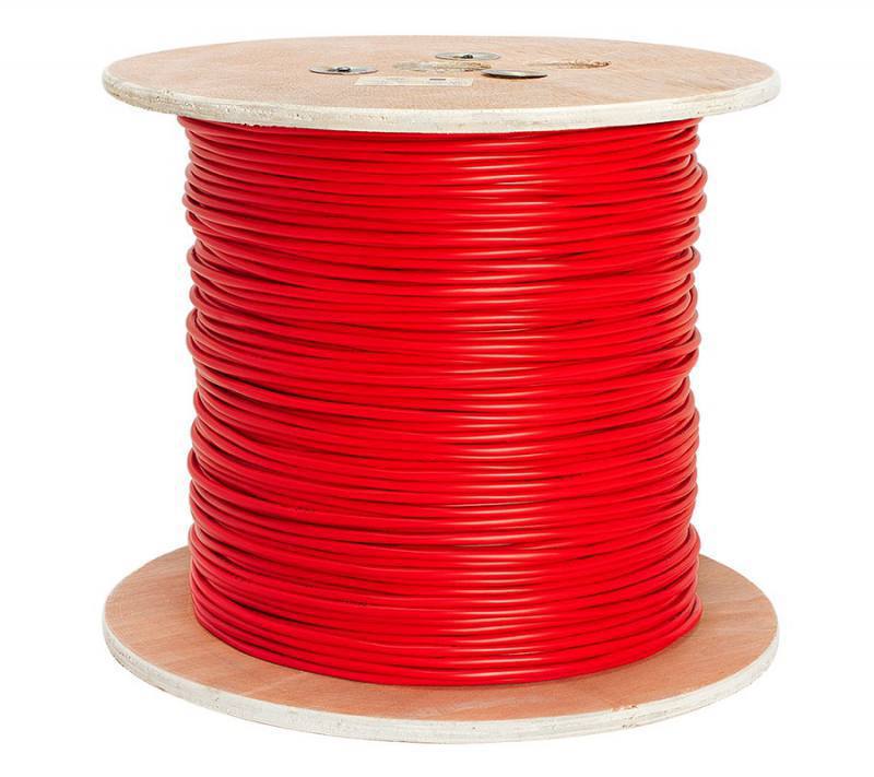 Cable de alarma UTP T-VISION 2 Hilos (FIRE), 100 METROS, 1.0mm cobre, LSZH/UV/Waterproof