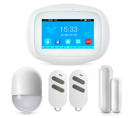 Kit sistemas de alarma 3G T-VISION con pantalla 4.3" Color TFT Display WiFi
