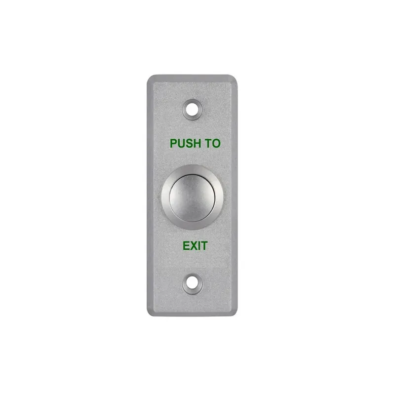 Hikvision DS-K7P02 Exit Button, Metal Mechanical Push Button for Access Control Systems
