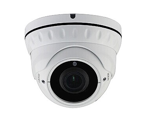 Hybrid Dome Camera T-VISION AHD/TVI 3.1MP 2K, IR 30m, OSD, IP66 Waterproof, Manual Zoom 2.8-12mm, Metal Housing