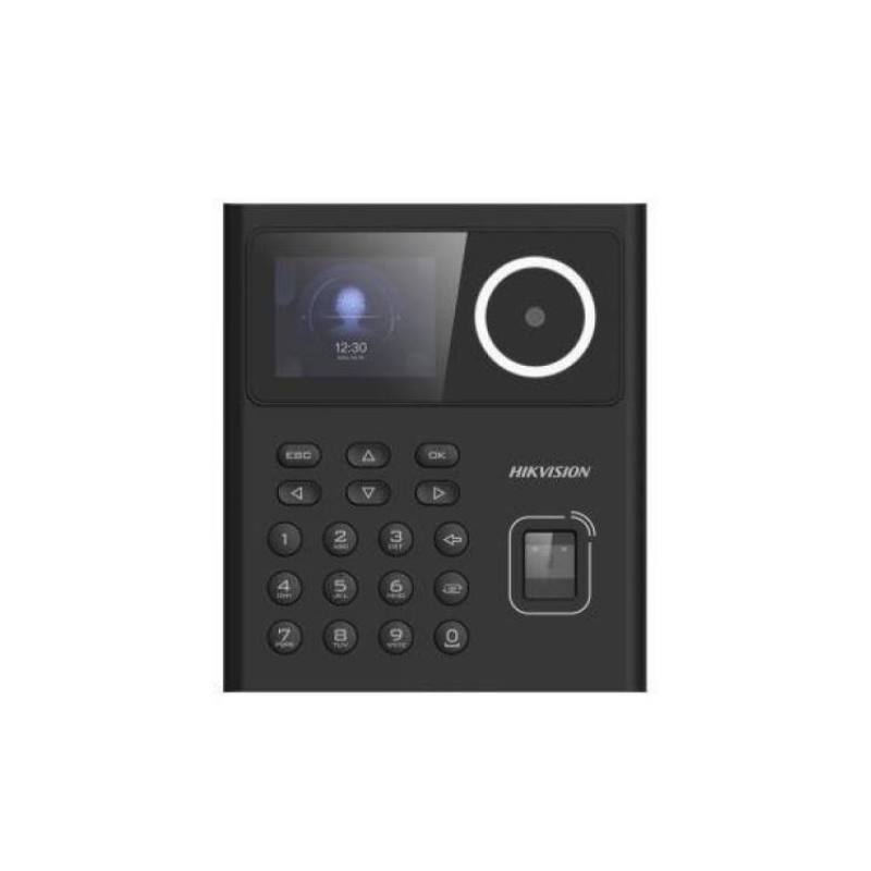 Control de Acceso y asistencia HIKVISION K1T320EFWX-B, Pantalla LCD 2.4", reconocimiento Facial, Tarjeta y Huella, 500 Rostros y 1,000 Tarjetas / Huellas, Batería