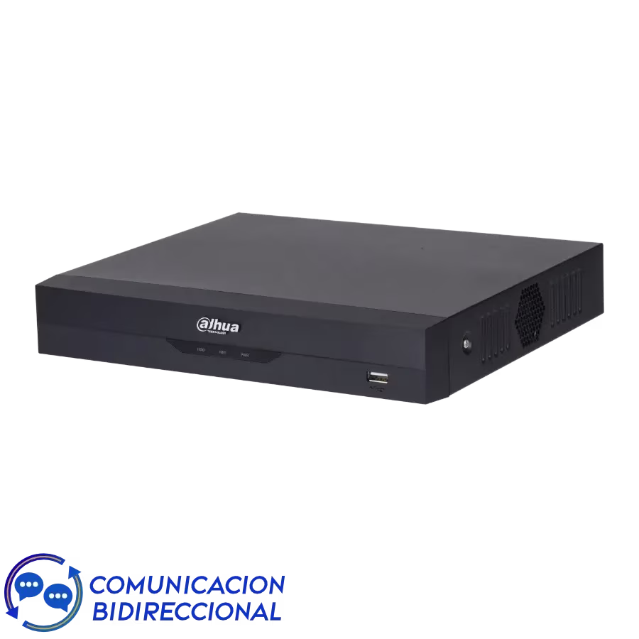 GRABADOR DE VIDEO DIGITAL XVR DE 8 CANALES 4K CON TECNOLOGÍA WIZSENSE, COMPATIBLE CON CÁMARAS HDCVI, AHD, TVI, CVBS E IP, DISEÑO COMPACTO 1U CON SOPORTE PARA 1 DISCO DURO Y FUNCIONES INTELIGENTES DE VIDEOVIGILANCIA