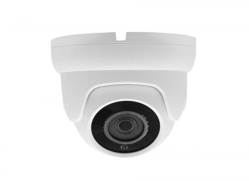 T-VISION 3MP IP Dome Camera 1080P, 20m IR, 3.6mm, Supports up to 512GB SD Card, IP67 Waterproof Metal Housing, POE