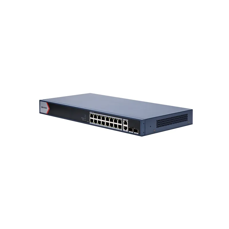 Switch Hikvision DS-3E1520P-EI/M, de 16 Puertos Gigabit PoE , 2x uplink, 2x SFP, 125W