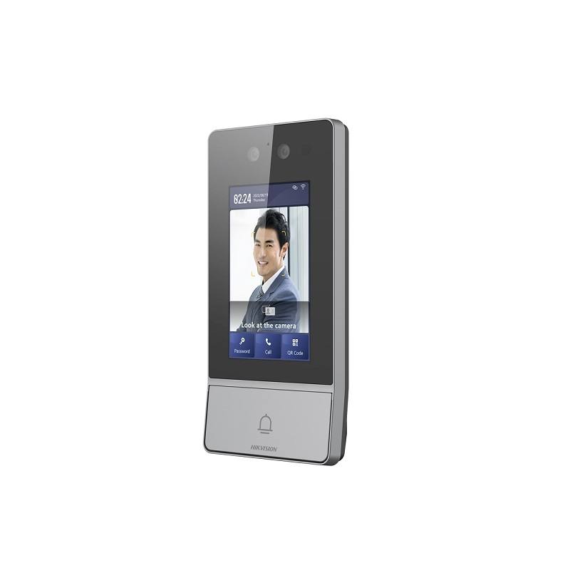 Hikvision KV9503-WBE1 IP Intercom, 2MP, Facial Recognition, 4.3" Color Display, PIN Code, Card, QR Code Reader, IP65, IK08