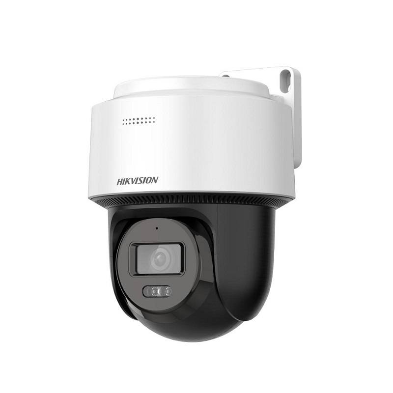 Hikvision IP迷你PT摄像头，2.8mm，400万像素，智能混合光，30米红外，内置麦克风，IP66防护，宽动态，支持最大512GB存储，塑料外壳