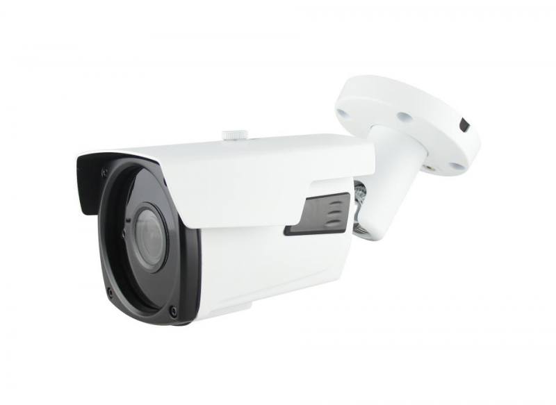 Camara Bullet Hibrida T-VISION, 1/2.8" Sony Starvis CMOS, 4en1, 5MP, IR 40m, OSD, IP66, 2.8-12mm, Metal
