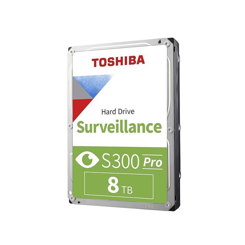 Disco duro Toshiba S300 PRO Surveillance de 8TB 3.5 7200RPM, 256MB de caché