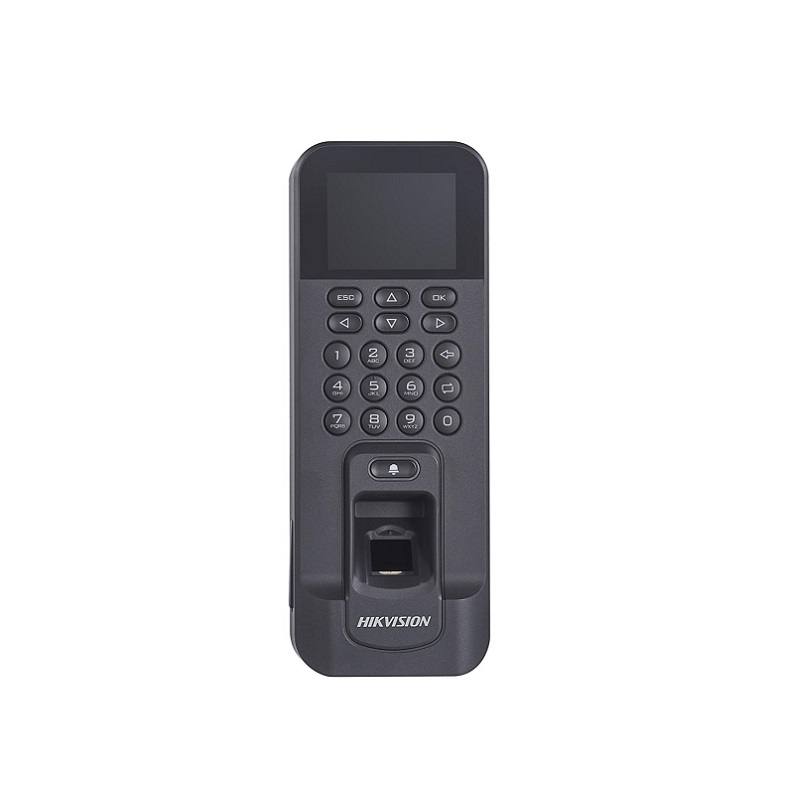 Control de Acceso y Asistencia Biométrico HIKVISION K1T804AEF Wi-Fi, Lectura de Huella y Tarjetas EM, TCP, IP, admite 100.000 Eventos