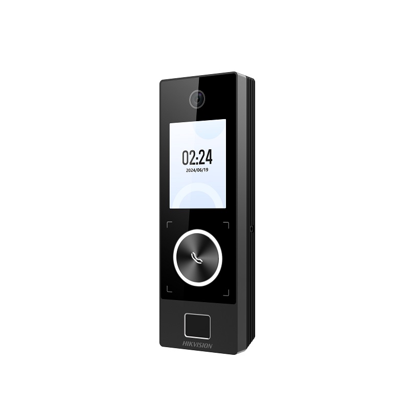 HIKVISION Access Control Unit 2.4" LCD Multi-Authentication (Face/Fingerprint/EM Card) Wi-Fi Bluetooth PoE IP65