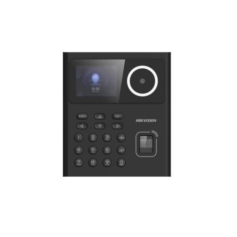 Control de Acceso y asistencia HIKVISION K1T320EFWX, Pantalla LCD 2.4", reconocimiento Facial, Tarjeta y Huella, 500 Rostros y 1,000 Tarjetas / Huellas