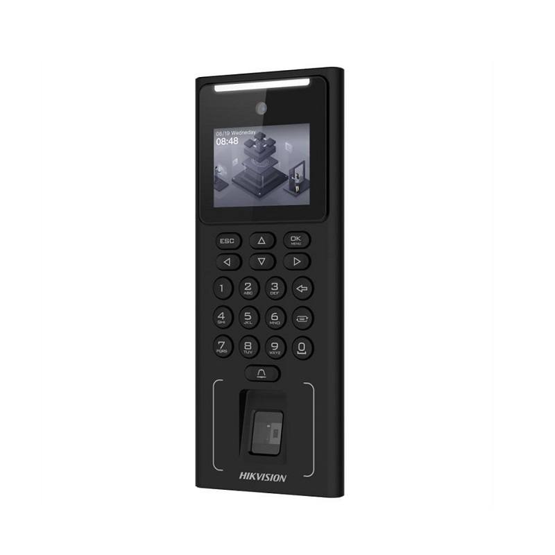 Control de Acceso y asistencia HIKVISION K1T321MFWX, Pantalla LCD 2.4", Lente 2MP, Lectura de Rostro, Huella, Clave y Tarjetas M1, Wi-Fi